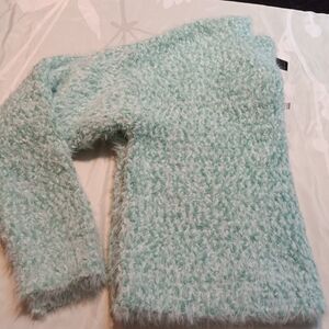 Forever 21 Off-the-Shoulder Mint Sweater